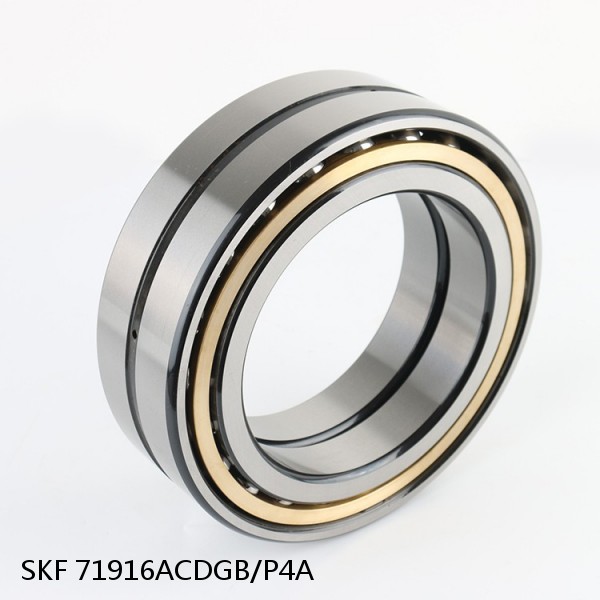 71916ACDGB/P4A SKF Super Precision,Super Precision Bearings,Super Precision Angular Contact,71900 Series,25 Degree Contact Angle