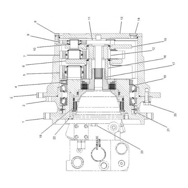 Caterpillar 199-5313 Reman Hydraulic Final Drive Motor #2 image